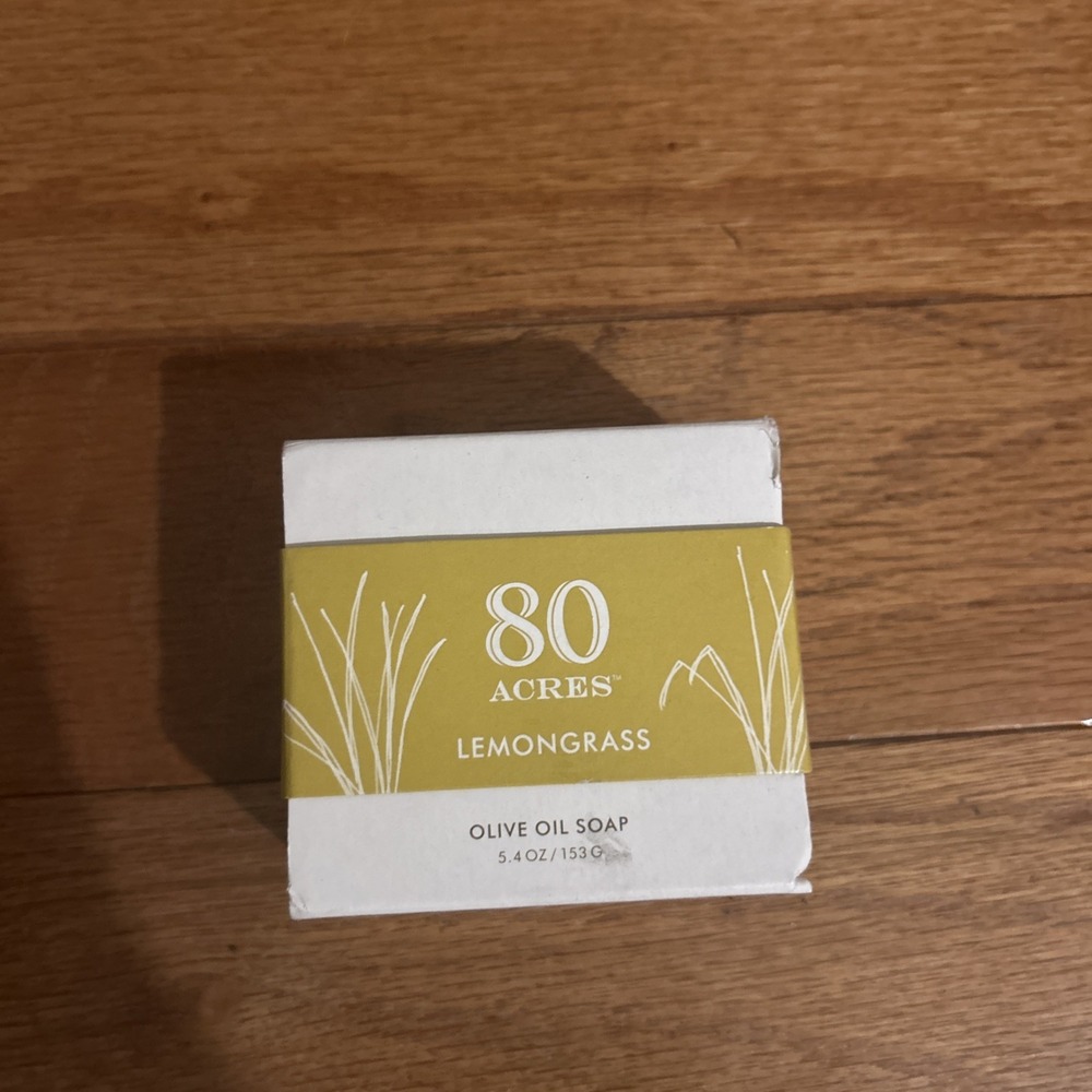 NWT80 Acres Lemongrass • OLIVE OIL SOAP • 5.4 OZ /‎ 153G